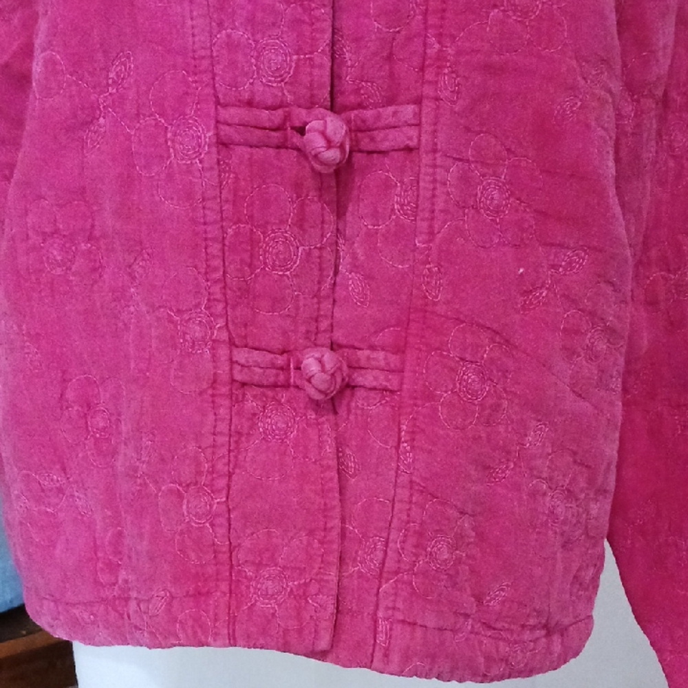 Vintage!! Womens Mandarin Jacket Made In The USA - Picture 4 of 15